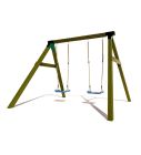 Houten Schommel BK Vierkant Hout Dubbel
