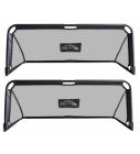 Stalen voetbaldoel 150x60 cm BK Champ Inklapbaar (2 stuks)