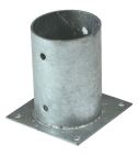 Paalhouder met plaat Ø 101mm