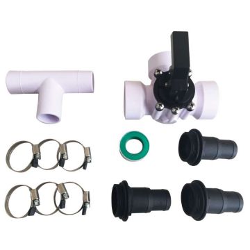 Zwembad basis bypass kit voor solar verwarming