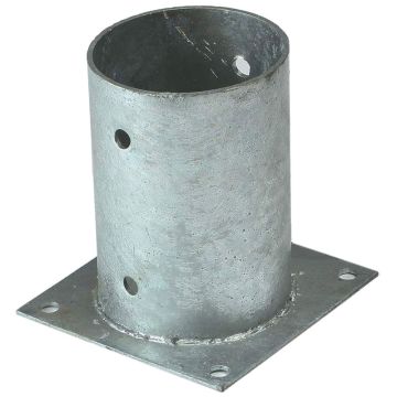 Paalhouder met plaat Ø 101mm