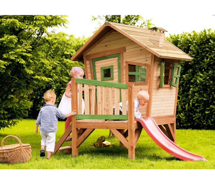 AXI speelhuis robin met kinderen