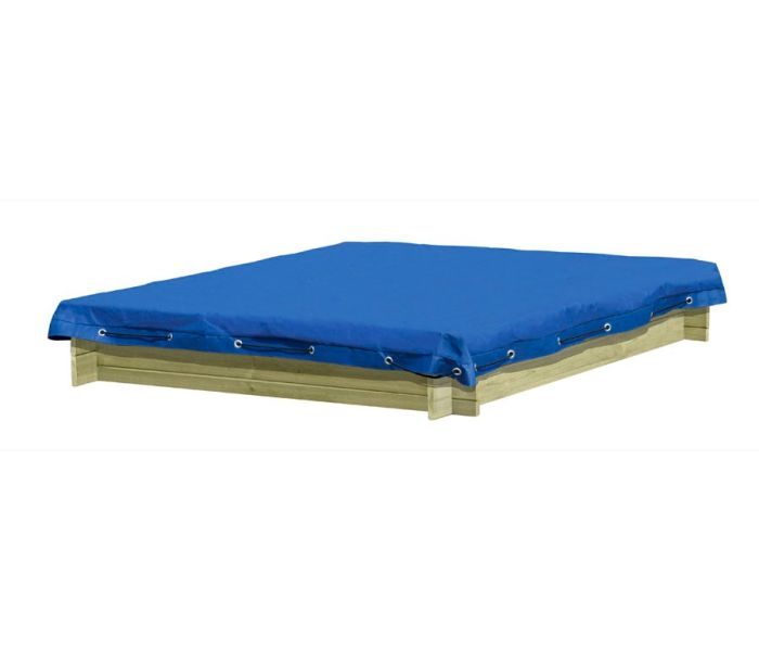Zandbak Afdekhoes blauw 120x120 cm