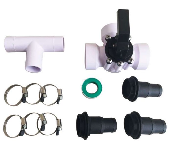Zwembad basis bypass kit voor solar verwarming