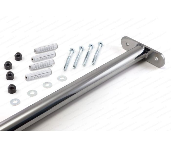 Duikelstang metaal 90 cm RVS