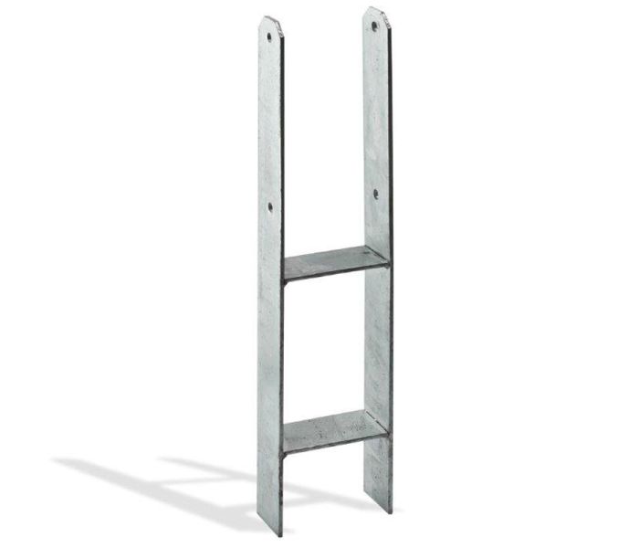 Paalhouder H-Anker 101x101 mm