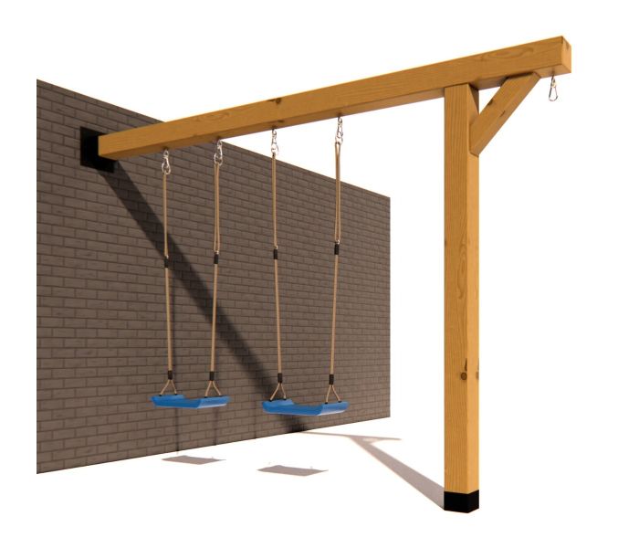Houten Aanbouwschommel Douglas BK Duck