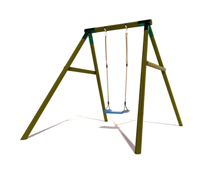 Houten Schommel BK Rondhout Enkel