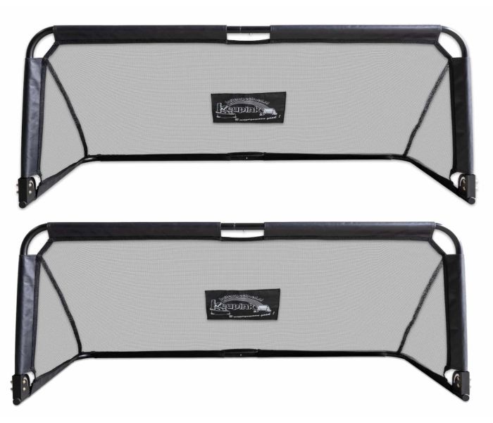 Stalen voetbaldoel 150x60 cm BK Champ Inklapbaar (2 stuks)