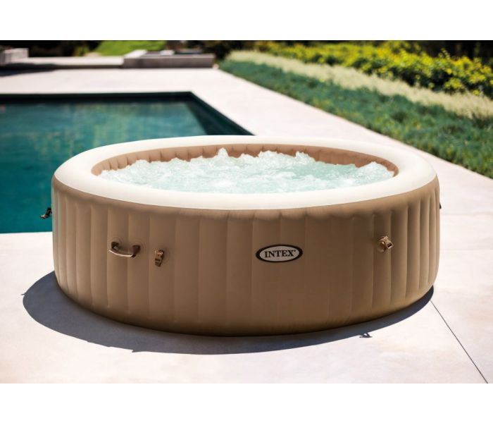 Opblaasbaar bubbelbad Pure spa intex 4 persoons