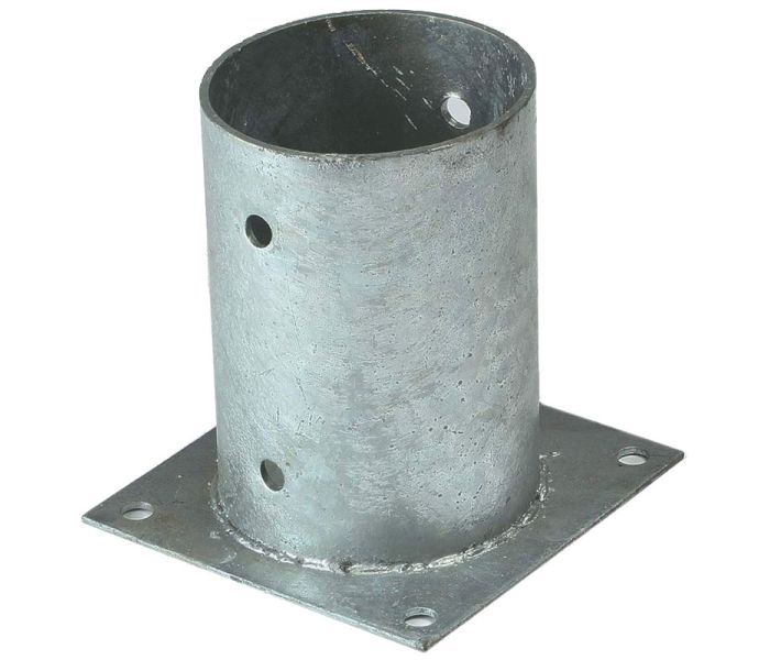 Paalhouder met plaat Ø 81mm