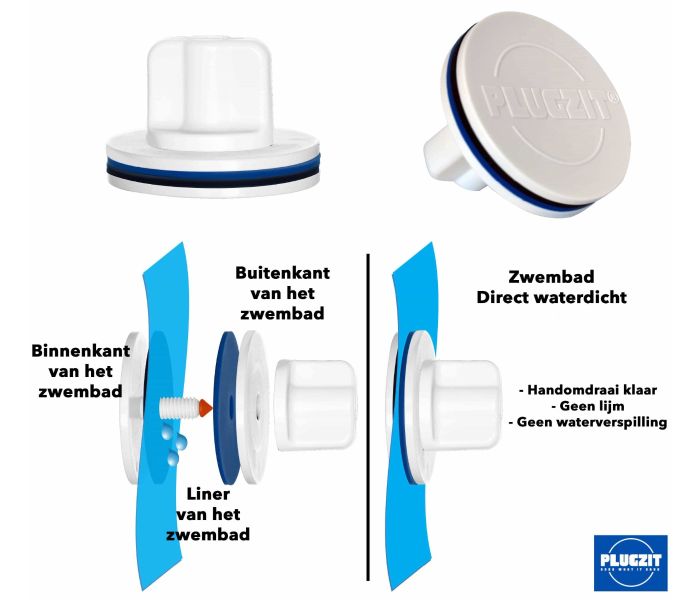 Plugzit - Zwembad Reparatieset