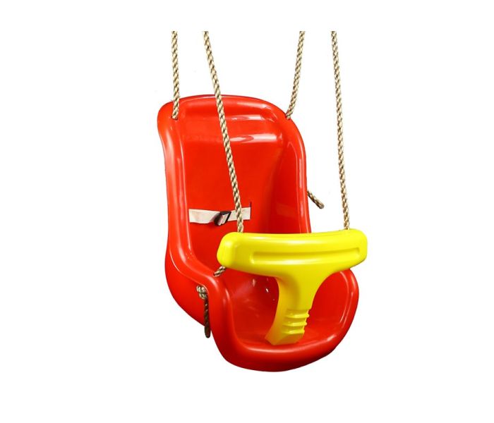 Baby schommelzitje rood/geel